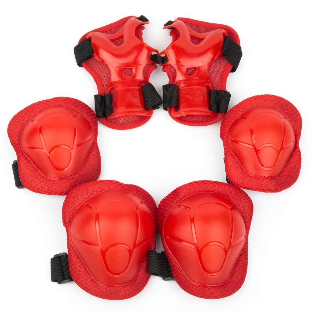 Защита детская (комплект) HE05044 (M) красная  Защита детская (комплект) HE05044 (M) красная