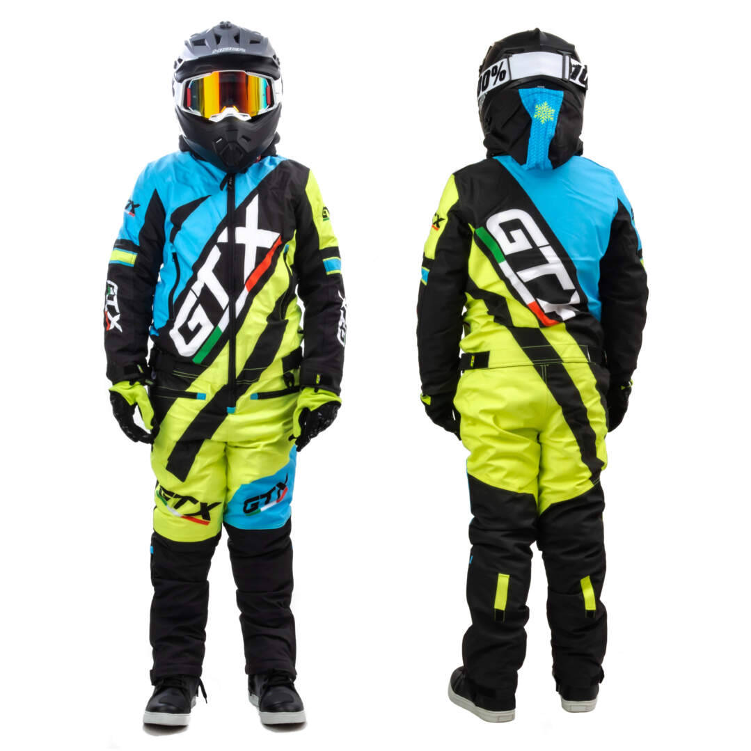 Комбинезон для снегохода (детский) GTX №6 blue-yellow (текстиль) (16Y) Комбинезон для снегохода (детский) GTX №6 blue-yellow (текстиль) (16Y)