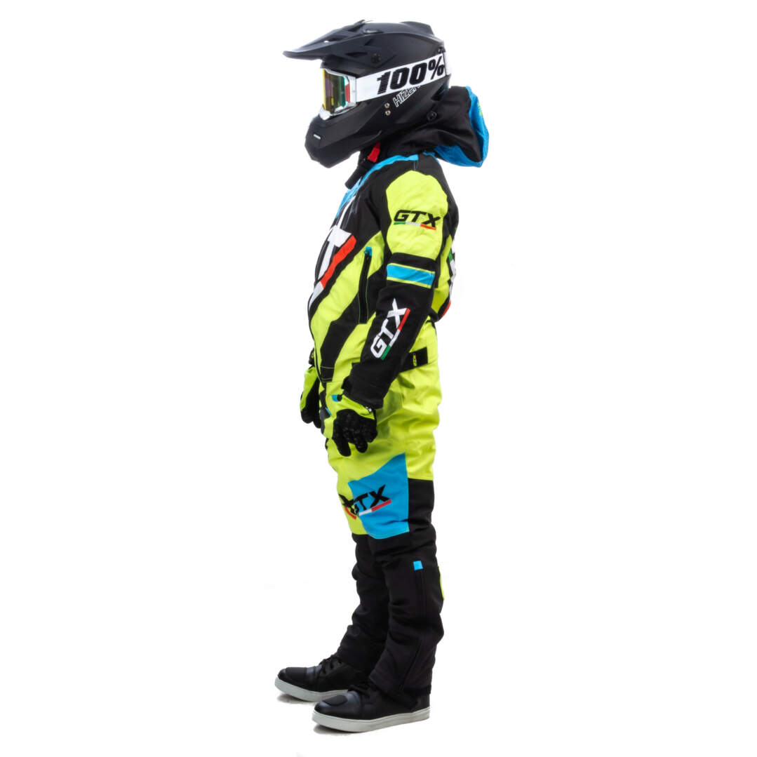 Комбинезон для снегохода (детский) GTX №6 blue-yellow (текстиль) (10Y) Комбинезон для снегохода (детский) GTX №6 blue-yellow (текстиль) (10Y)