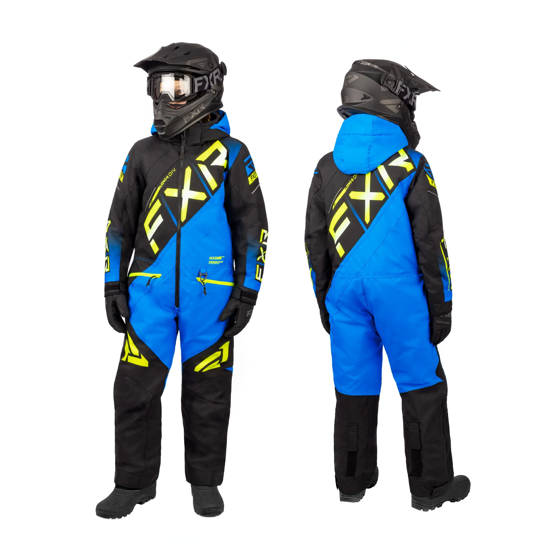 Комбинезон для снегохода (детский) FXR CX №6 blue-black (текстиль) (12Y) Комбинезон для снегохода (детский) FXR CX №6 blue-black (текстиль) (12Y)