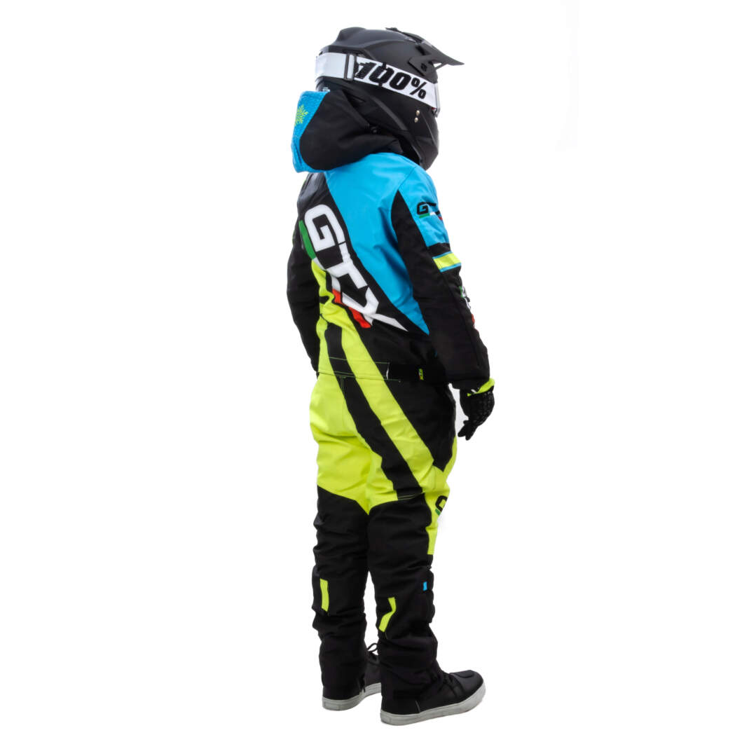 Комбинезон для снегохода (детский) GTX №6 blue-yellow (текстиль) (14Y) Комбинезон для снегохода (детский) GTX №6 blue-yellow (текстиль) (14Y)