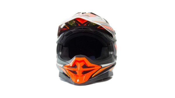 Шлем мото кроссовый HIZER J6803 #6 (L) BLACK/NEON/ORANGE